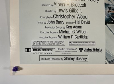 Lot 96 - MOONRAKER (1979) US half sheet movie poster,...