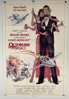 Lot 104 - OCTOPUSSY (1983) US One sheet, Roger Moore as...