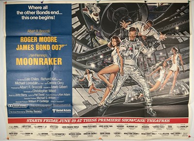 Lot 97 - MOONRAKER (1979) US Subway Movie poster, Roger...