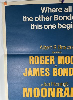 Lot 97 - MOONRAKER (1979) US Subway Movie poster, Roger...