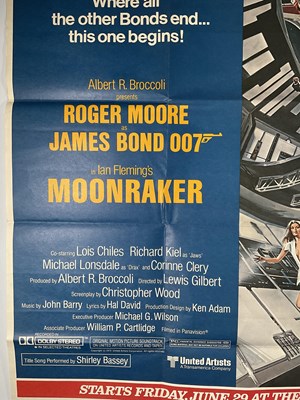 Lot 97 - MOONRAKER (1979) US Subway Movie poster, Roger...