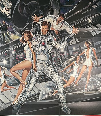 Lot 97 - MOONRAKER (1979) US Subway Movie poster, Roger...