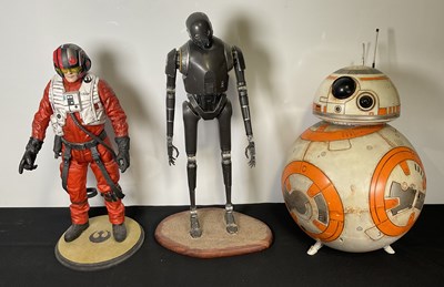 Lot 492 - STAR WARS - A group of 3 unboxed and...