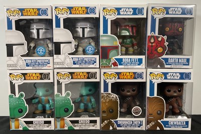 Lot 451 - STAR WARS - A group of Star Wars Funko Pops to...