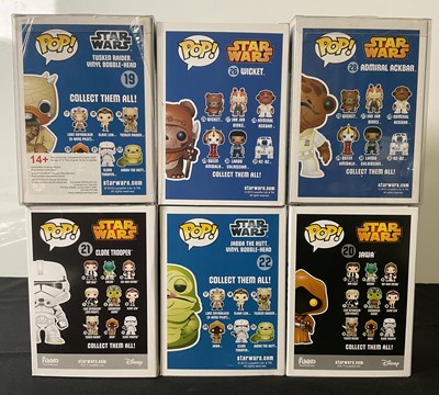 Lot 465 - A group of Star Wars Funko Pops to include:...