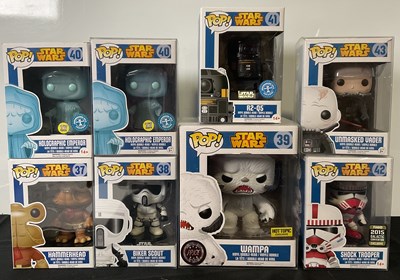 Lot 470 - STAR WARS - A group of Star Wars Funko Pops to...