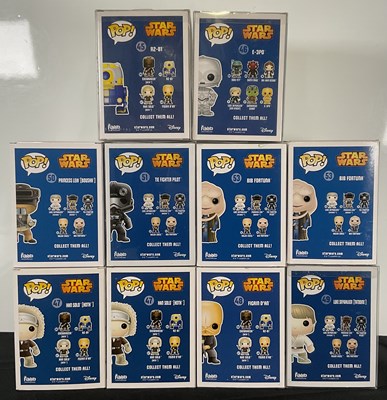 Lot 434 - STAR WARS - A group of Star Wars Funko Pops to...