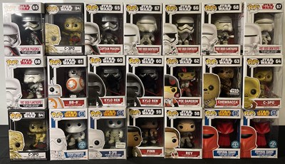 Lot 455 - STAR WARS - A group of Star Wars Funko pops: ...