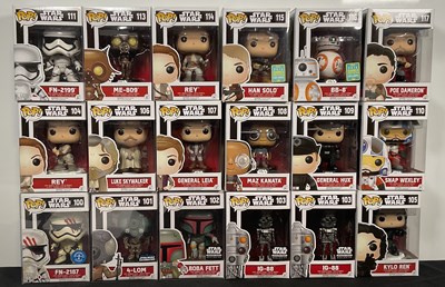 Lot 476 - STAR WARS - A group of Star Wars Funko Pops to...