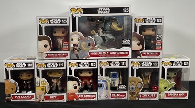 Lot 475 - STAR WARS - A group of Star Wars Funko Pops to...