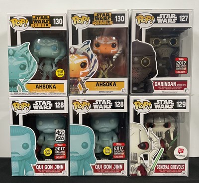 Lot 482 - STAR WARS - A group of Star Wars Funko Pops to...