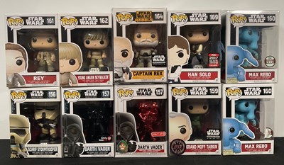 Lot 453 - STAR WARS - A group of Star Wars Funko Pops to...