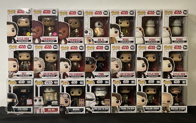 Lot 439 - STAR WARS - A collection of Star Wars Funko...