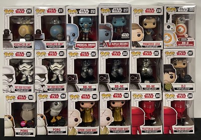 Lot 471 - STAR WARS - A group of Star Wars Funko Pops to...