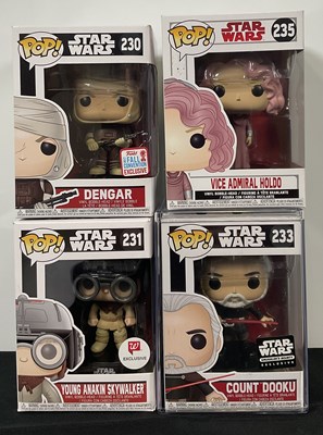 Lot 454 - STAR WARS - A group of Star Wars Funko Pops to...