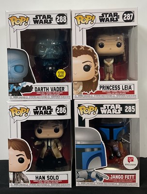 Lot 450 - STAR WARS - A group of Star Wars Funko Pops to...