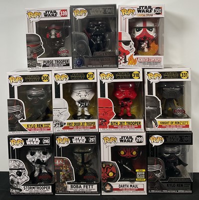 Lot 445 - STAR WARS - A group of Star Wars Funko Pops -...