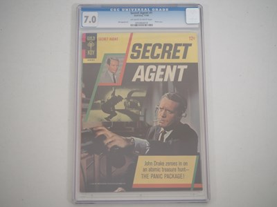 Lot 184 - SECRET AGENT #1 - (1966 - GOLD KEY) - GRADED 7....