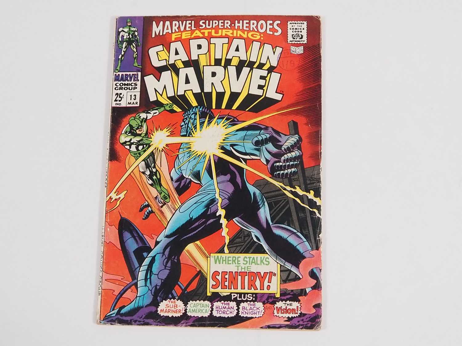 Lot 378 - MARVEL SUPER HEROES: CAPTAIN MARVEL #13 (1968 -...