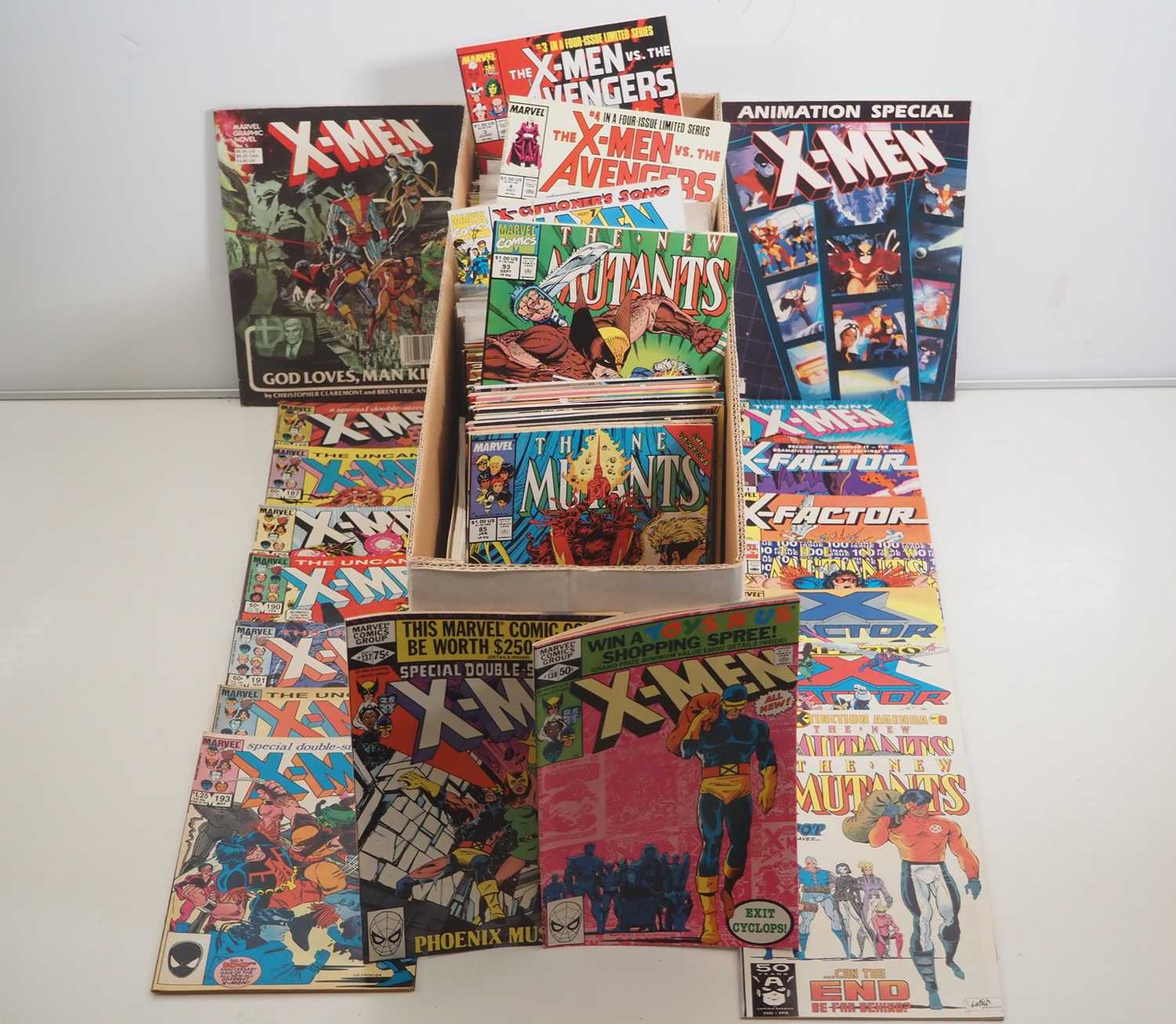 Lot 291 - EXCALIBUR X-MEN LUCKY DIP JOB LOT 200+ COMICS,...