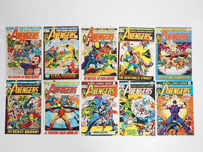 Lot 354 - AVENGERS #98, 101, 102, 103, 104, 105, 106,...
