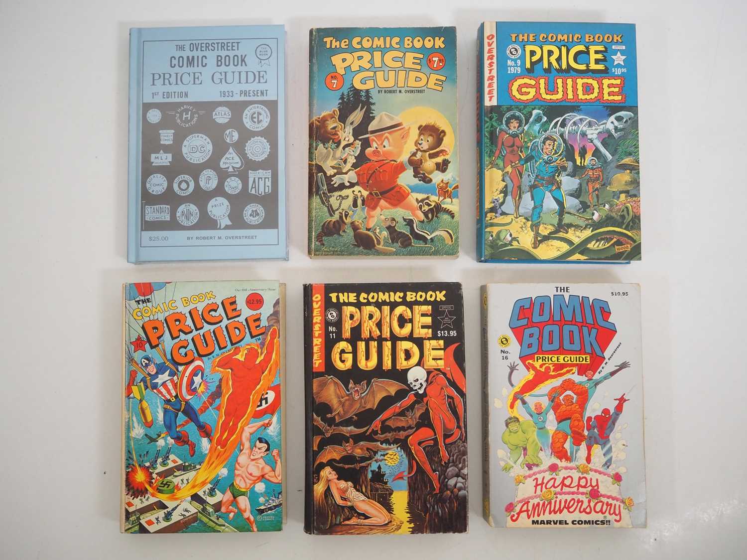 Lot 214 - OVERSTREET PRICE GUIDES #1 (SEALED REPRINT), 7...