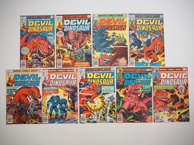 Lot 218 - DEVIL DINOSAUR #1, 2, 3, 4, 5, 6, 7, 8, 9 (9...