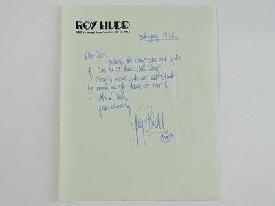 Lot 123 - A handwritten and signed rejection letter to...