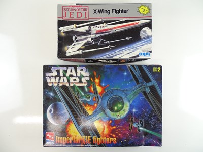 Lot 173 - A pair of STAR WARS plastic kits by MPC and...