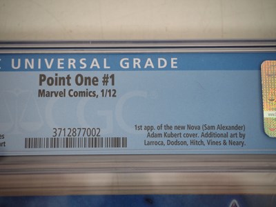 Lot 23 - MARVEL POINT ONE #1 GRADED 9.8 (NM/MINT) by...