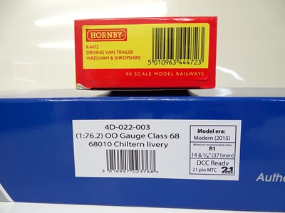 Lot 222 - OO SCALE MODEL RAILWAYS: A DAPOL Class 68...