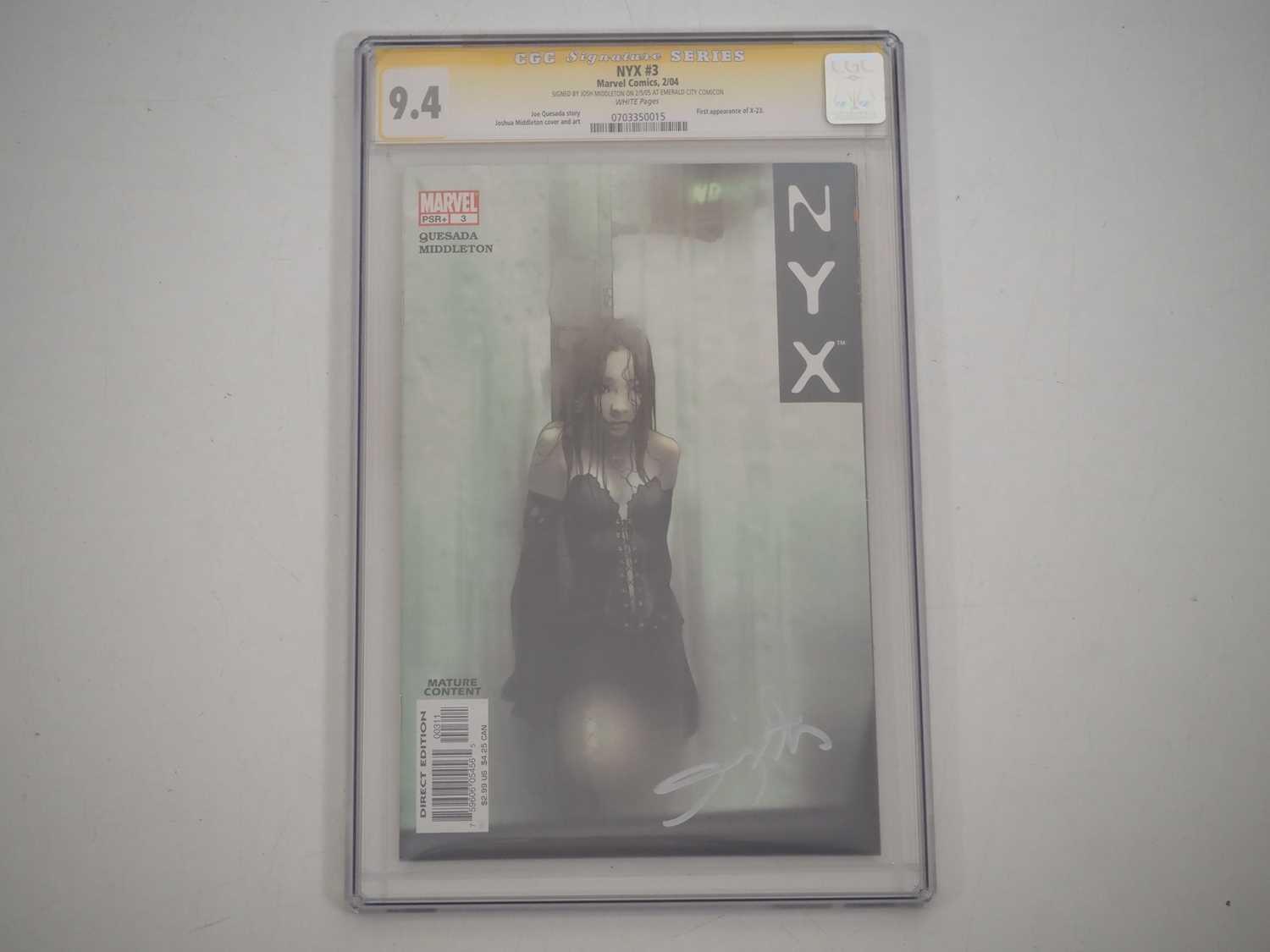 Lot 56 - NYX #3 (2004 - MARVEL) - GRADED 9.4(NM) by CGC...