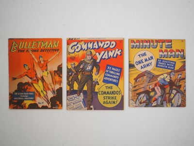 Lot 203 - MIGHTY MIDGET COMICS: BULLETMAN #11, COMMANDO...