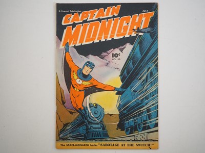 Lot 205 - CAPTAIN MIDNIGHT #53 (1947 - FAWCETT) -...