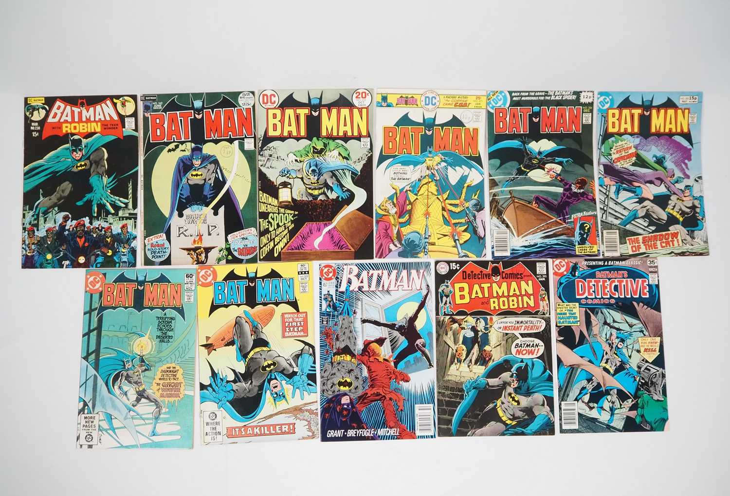 Lot 304 - BATMAN LOT (11 in Lot) - Includes BATMAN #230,...