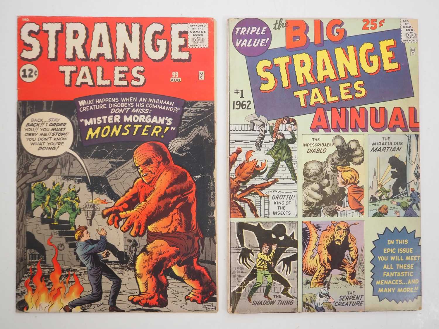 Lot 429 - STRANGE TALES #99 + STRANGE TALES ANNUAL #1 (2...