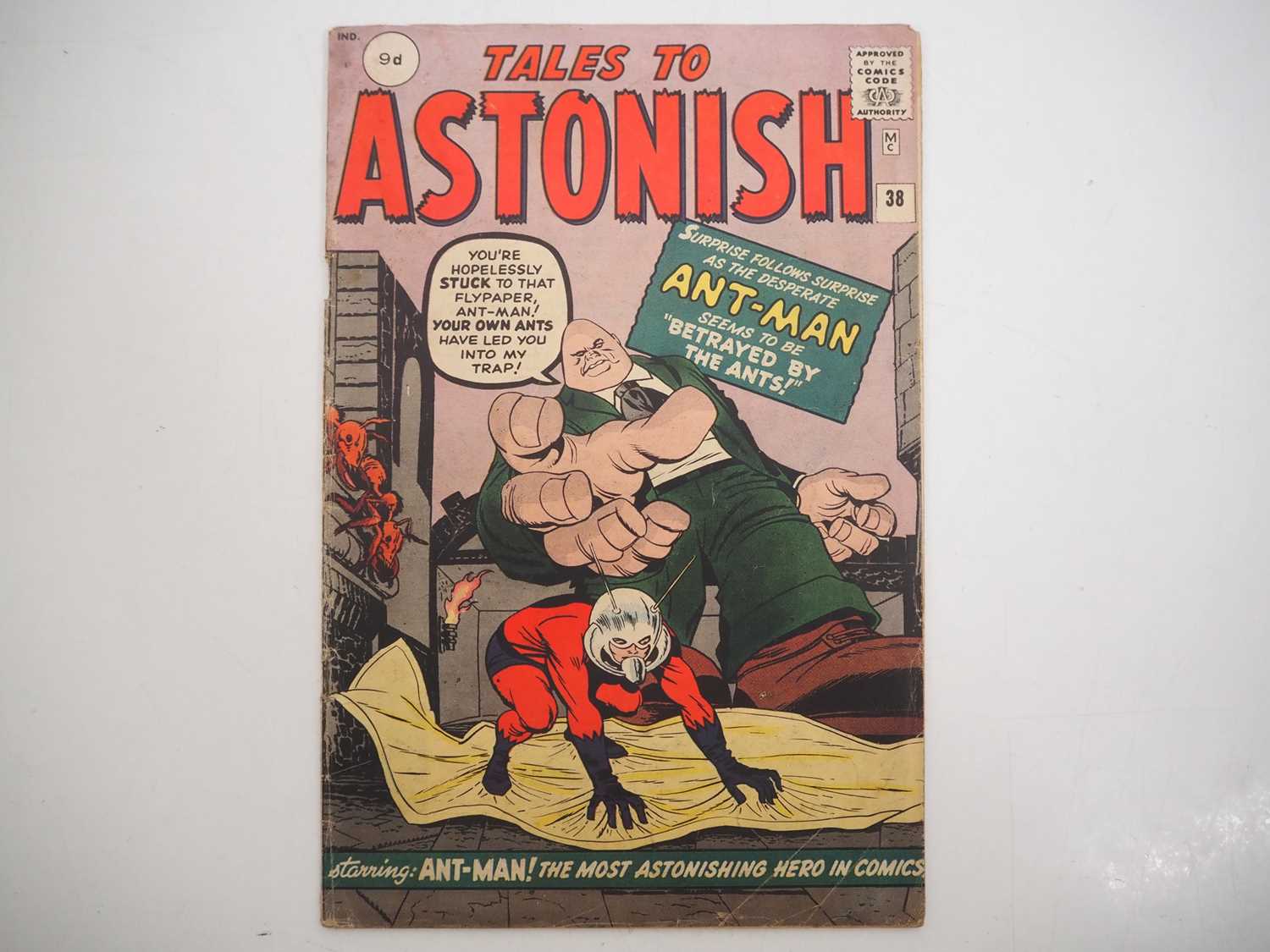 Lot 465 - TALES TO ASTONISH #38 (1962 - MARVEL - UK...