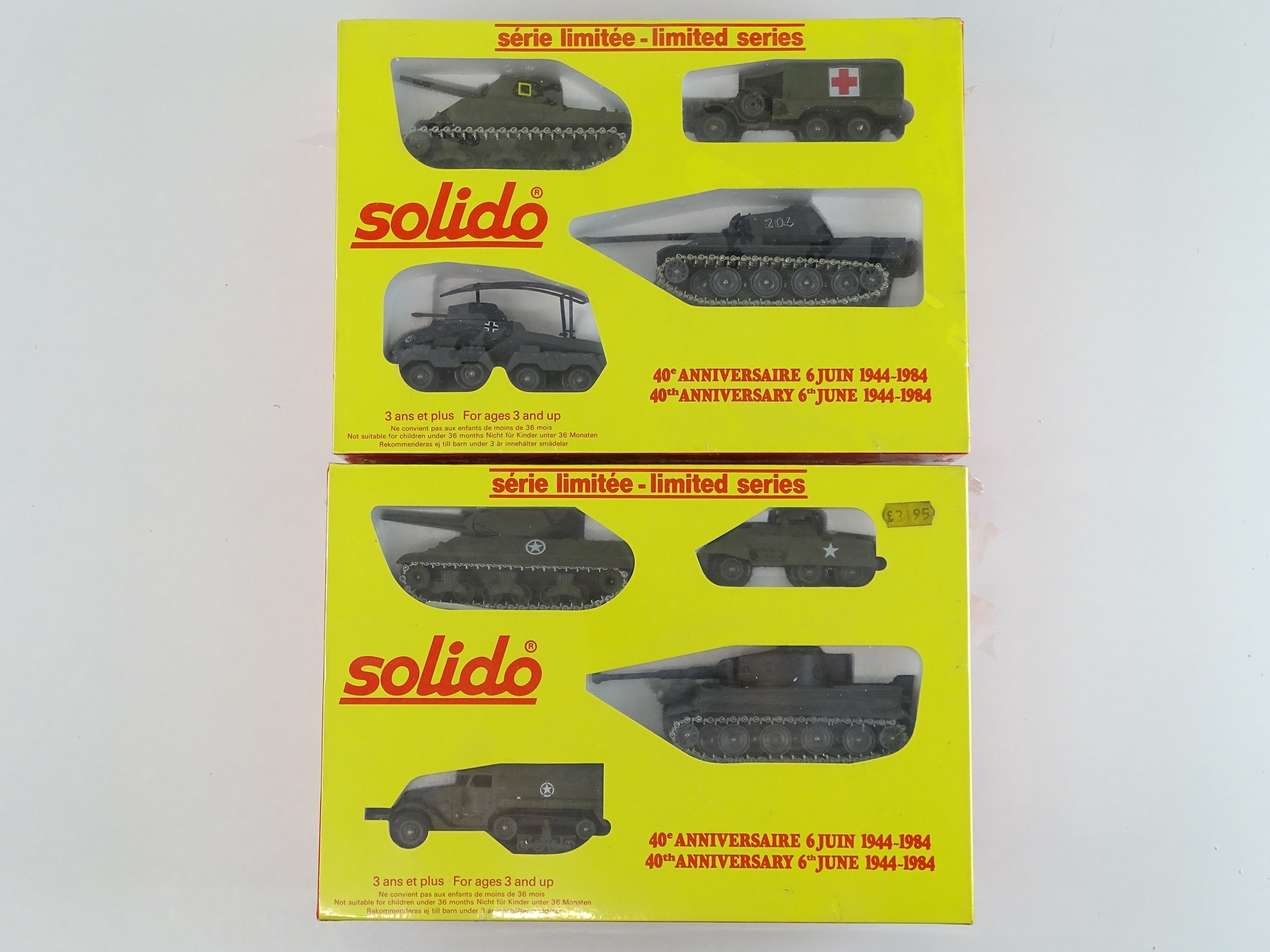 Lot 175 A pair of SOLIDO military diecast 'Fortieth