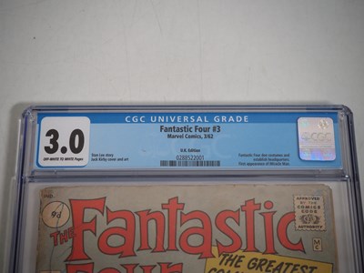 Lot 527 - FANTASTIC FOUR #3 (1962 - MARVEL - UK Price...