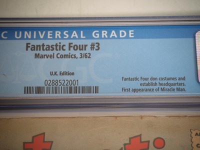 Lot 527 - FANTASTIC FOUR #3 (1962 - MARVEL - UK Price...