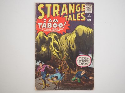 Lot 211 - STRANGE TALES #75 (1960 - MARVEL - UK Price...