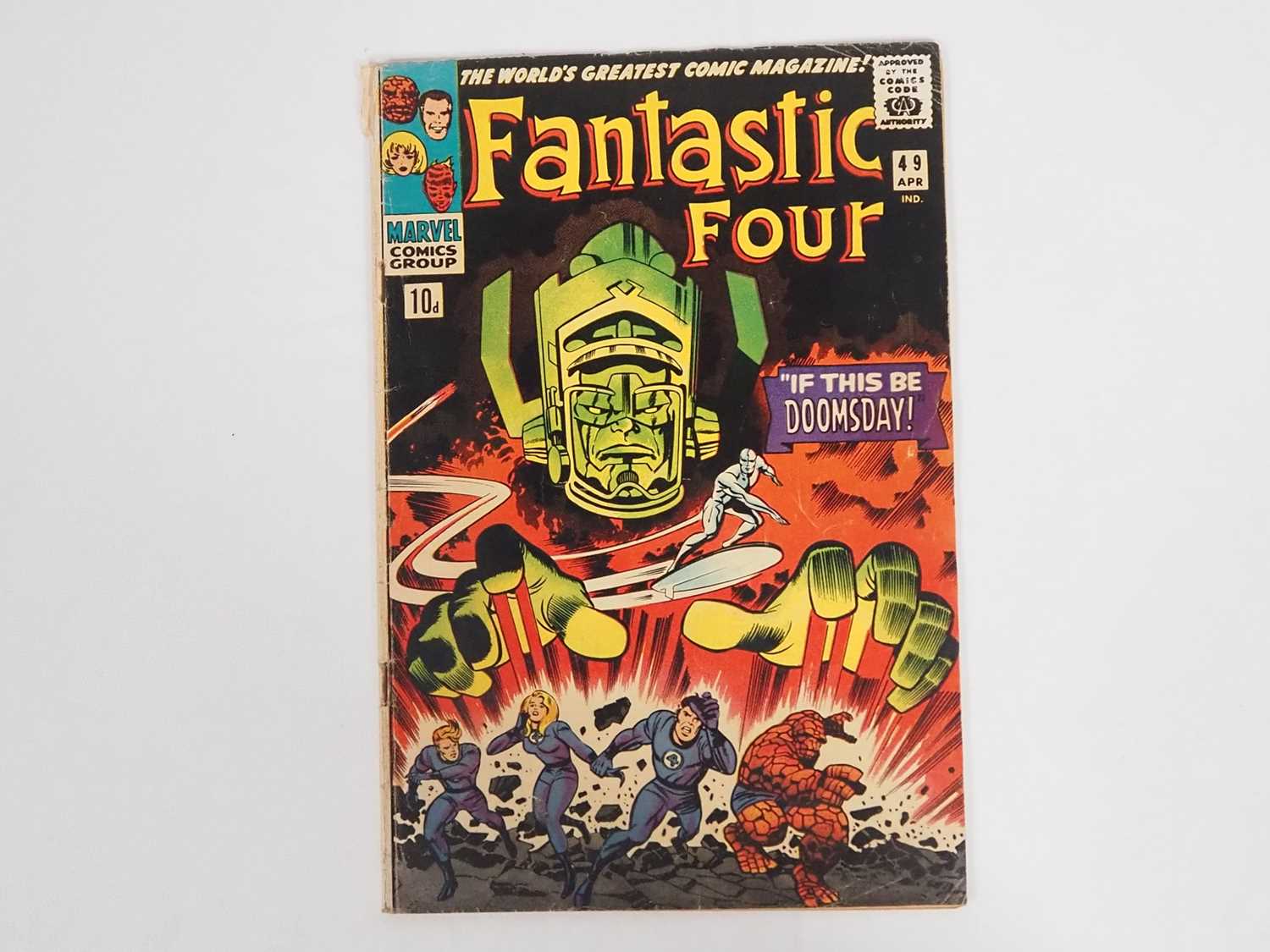 Lot 389 - FANTASTIC FOUR #49 (1966 - MARVEL - UK Price...