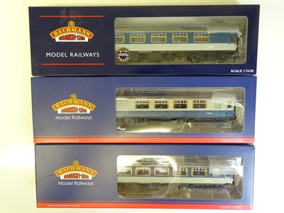 Lot 243 - OO SCALE MODEL RAILWAYS: A group of BACHMANN...