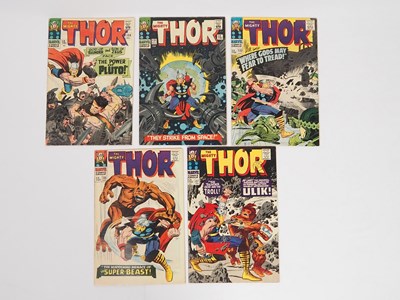 Lot 405 - THOR #128, 131, 132, 135, 137 (5 in Lot) -...
