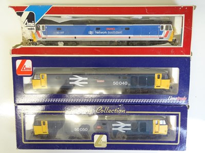 Lot 246 - OO SCALE MODEL RAILWAYS: A trio of LIMA Class...
