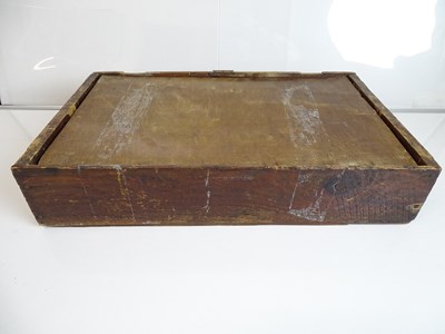 Lot 24 - VINTAGE TOYS: A wooden crate containing a...