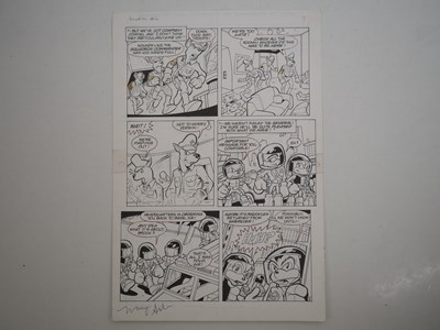 Lot 188 - MANNY GALAN ORIGINAL ART FOR KNUCKLES THE...