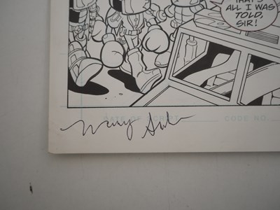 Lot 188 - MANNY GALAN ORIGINAL ART FOR KNUCKLES THE...