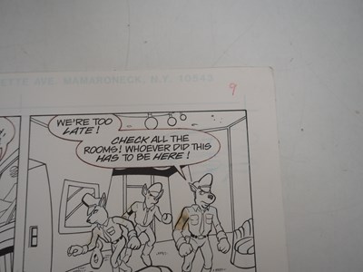 Lot 188 - MANNY GALAN ORIGINAL ART FOR KNUCKLES THE...