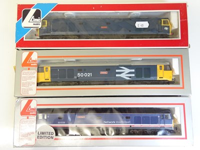 Lot 248 - OO SCALE MODEL RAILWAYS: A trio of LIMA Class...
